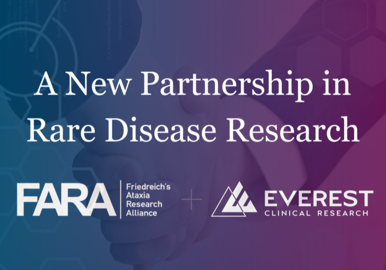 Friedreich's Ataxia Research Alliance and Everest announce a partnership